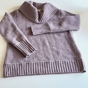 Caslon Cowl Neck Knit Sweater | Wool Blend | Size L